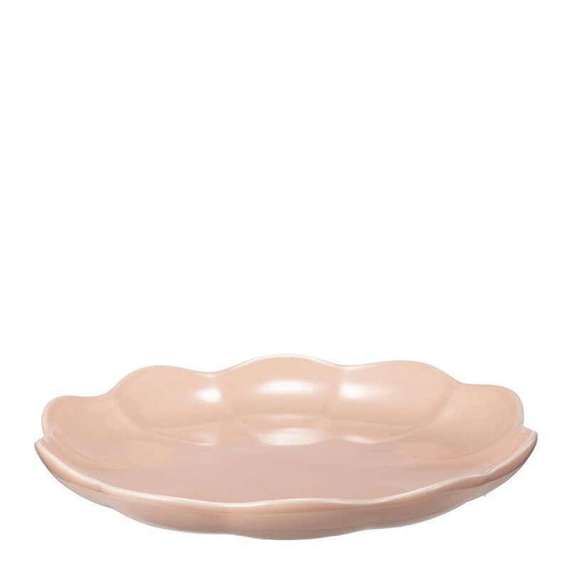 Stiernholm Lotus tallerken 22 cm støvet rosa