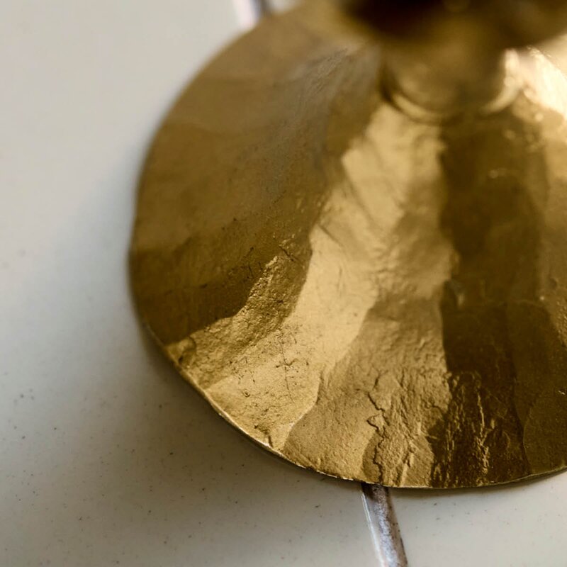 House Doctor Lysestake Castle 3 stk antikk messing