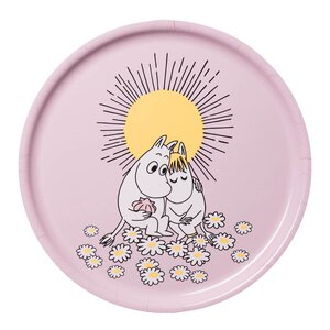MoominArabia Mummi serveringsbrett 35 cm Kjærester lilla