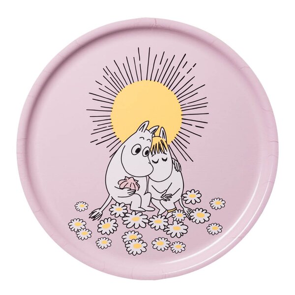 MoominArabia Mummi serveringsbrett 35 cm Kjærester lilla