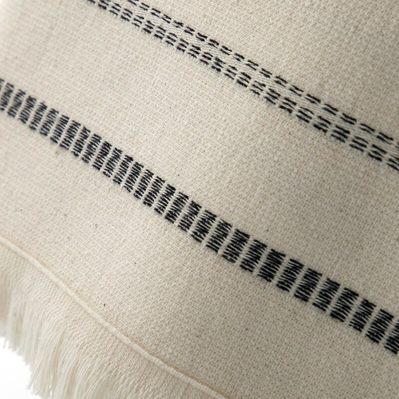 Meraki Håndkle 50x100 cm 2 stk offwhite/svart