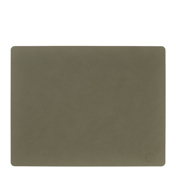 LIND DNA Nupo square bordbrikke 35x45 cm militærgrønn