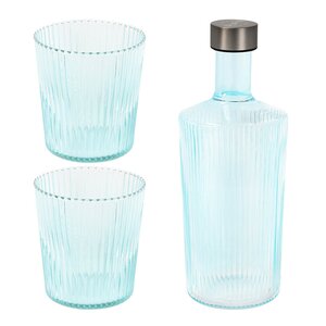 Paveau Ribbed Elegance gaveeske Lucky 3 deler turkis