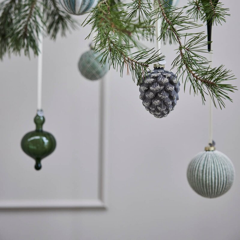 Lene Bjerre Glosille ornament 14,5 cm grønn