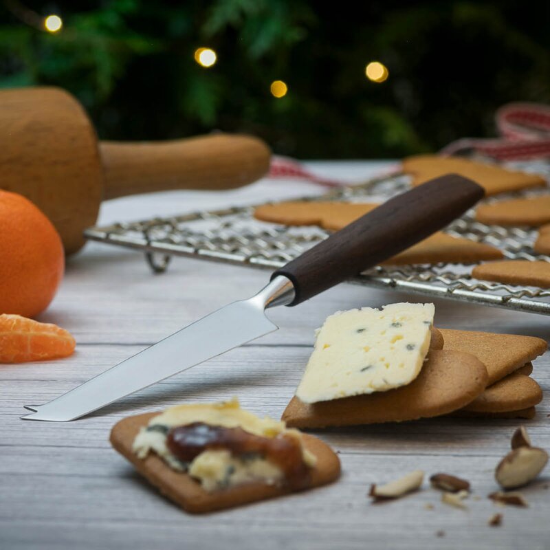 Bjørklund Valnøtt ostekniv 23 cm stål/valnøtt
