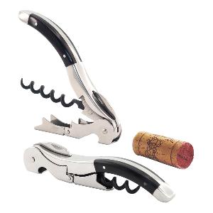 Pulltex Vinåpner pulltaps cordoba med skinnhylster svart