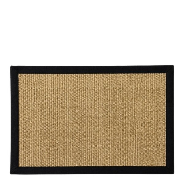 Deco Nord Panama dørmatte 60x90 cm Desert sand/Black
