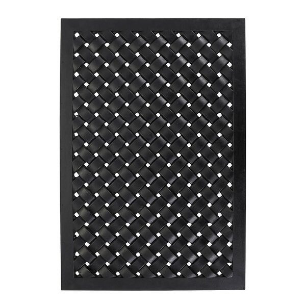 House Doctor Braid dørmatte flettet 90x40 cm svart