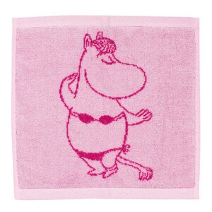MoominArabia Mummi håndkle 25x25 cm Snorkfrøken rosa