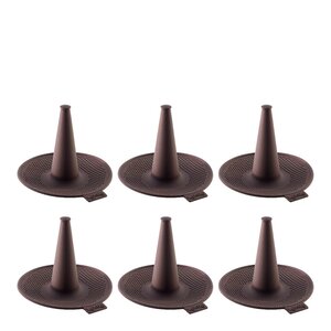 Lékué Bagelform i silikon 6 stk brun