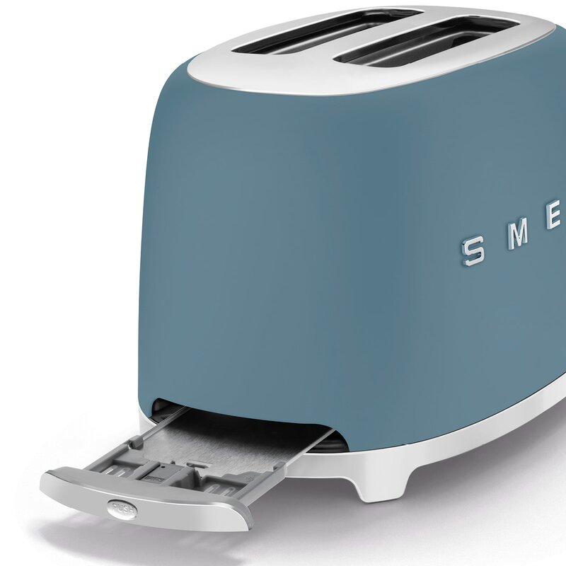 SMEG Brødrister 2 skiver TSF01 storm blue