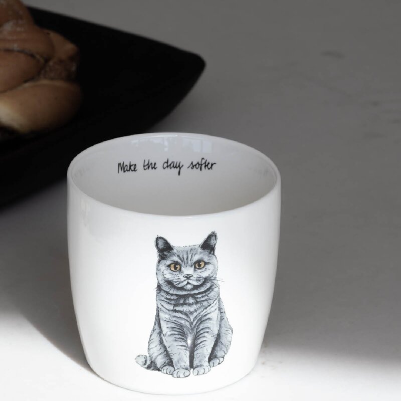 Sögne Home Moments of calm krus 30 cl katt