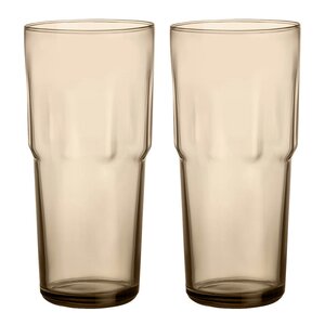 iittala Solare høyt glass 39 cl 2 stk lin