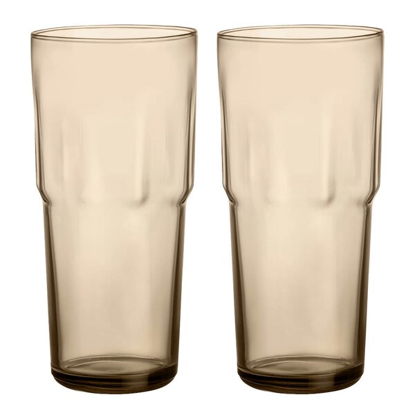 iittala Solare høyt glass 39 cl 2 stk lin