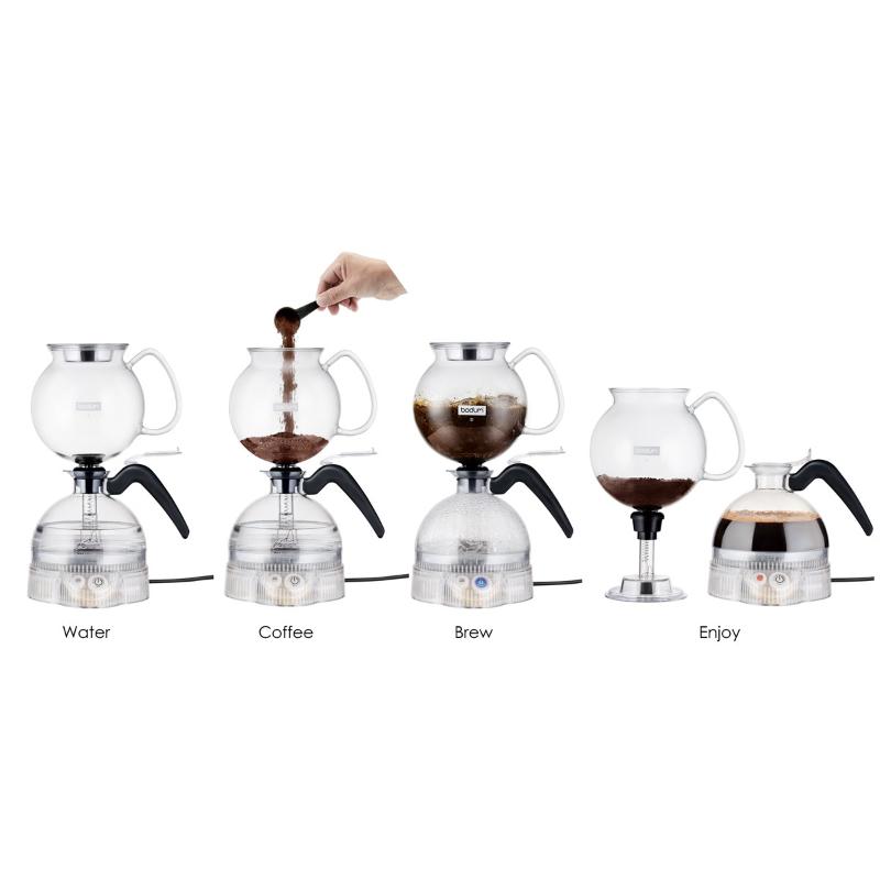 Bodum ePEBO vakuum kaffebrygger 8 kopper