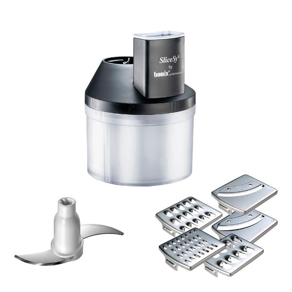 Bamix SliceSy tilbehør til stavmikser svart