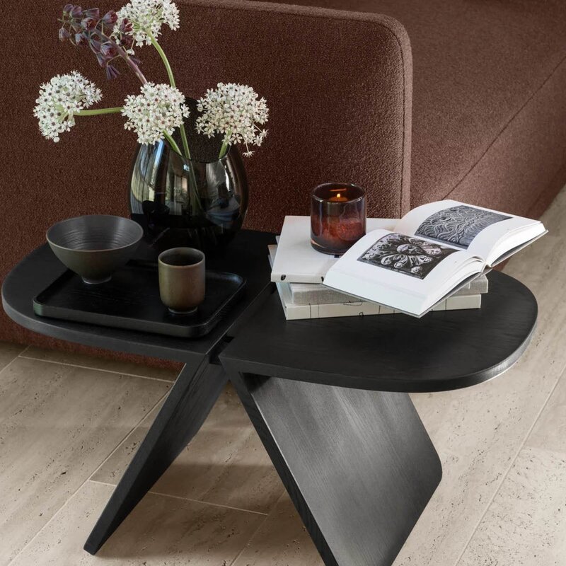 Blomus Kumi skål M 14 cm mørk brun