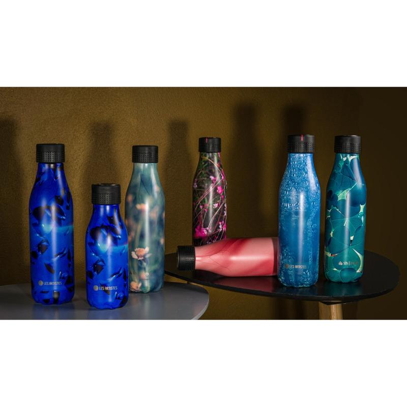 Les Artistes Bottle Up Design termoflaske 0,5L mørk blå