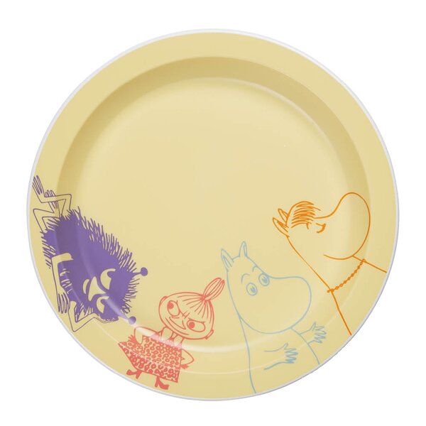 Martinex Mummi piknik tallerken 21 cm 2 stk gul