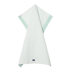 Lexington Kjøkkenhåndkle lin/bomull 50x70 cm grønn/hvit stripete