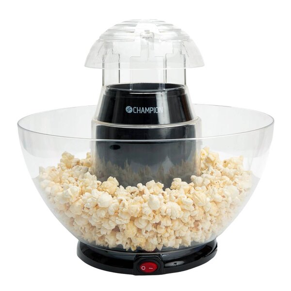 CHAMPION Pop-in-Bowl popcornmaskin PCM300 svart metallic