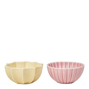 Dottir Samsurium mini skål 8,6 cm 2 stk Mimosa/Blush