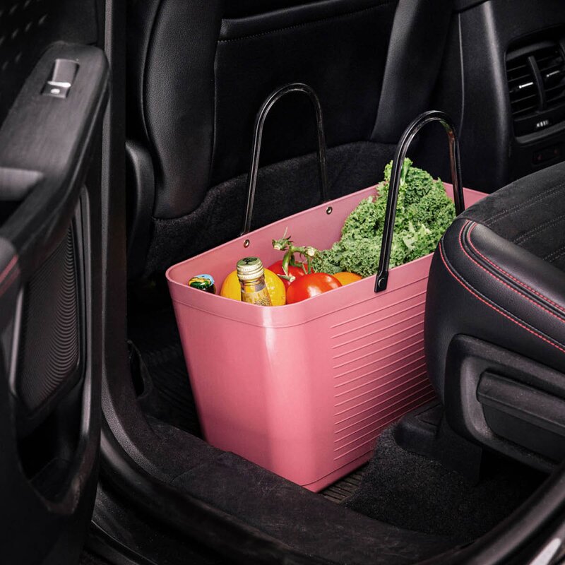 Hinza Green Plastic veske stor 15 L varm rosa