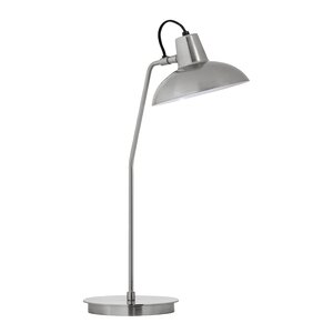House Doctor Desk bordlampe 50 cm børstet sølvfinish