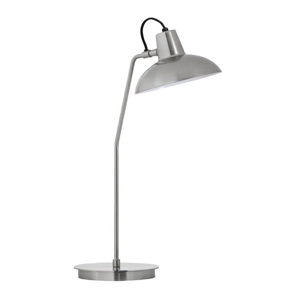 House Doctor Desk bordlampe 50 cm børstet sølvfinish