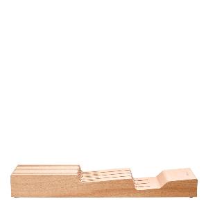 Fiskars Knivblokk liggende 42x10x5,5 cm tre