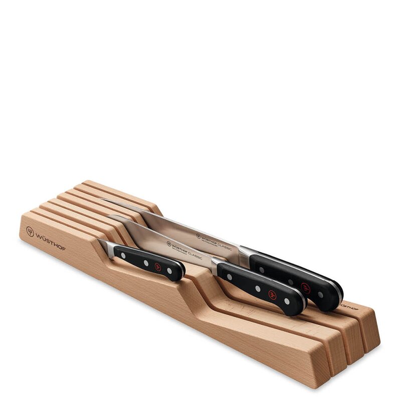 Wüsthof Skuffeinnsats for 7 kniver 43 cm agnbøk