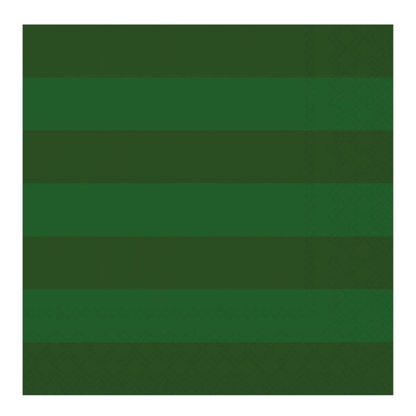 Ambiente Serviett 33x33 cm 20 stk Block Stripe Dark Green
