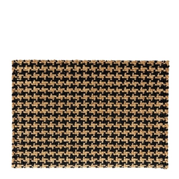 Deco Nord Beth dørmatte 60x90 cm Black beauty