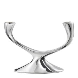 Robert Welch Windrush kandelaber lysestake 18x26 cm sølv