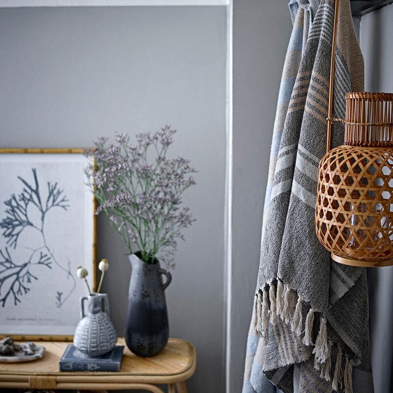 Creative Collection Pledd Ferrara 160x130 cm blå