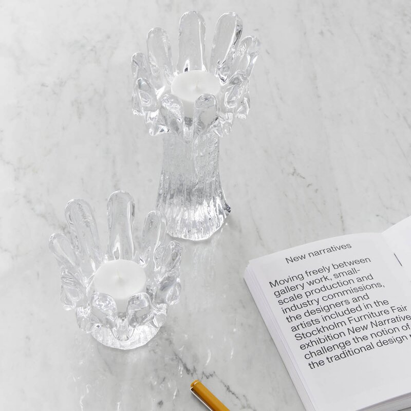 Kosta Boda Sunflower lyslykt 9,2 cm klar