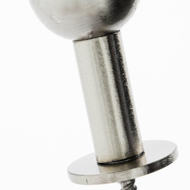 House Doctor Ball knagg 2 cm 2 stk sølvfinish