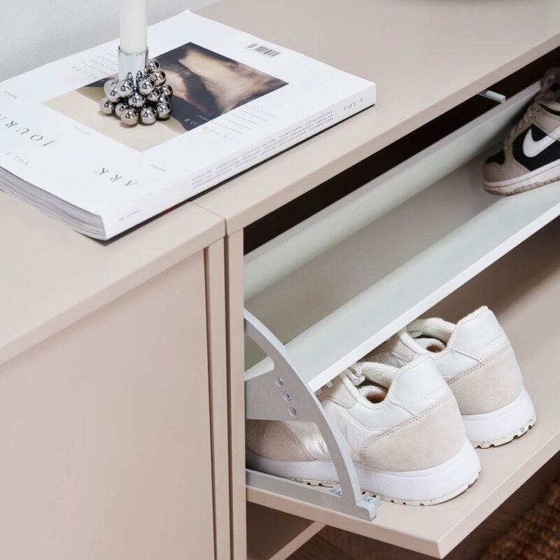 ReCollector Skoboks 70x30x40 cm Silver Cloud Grey