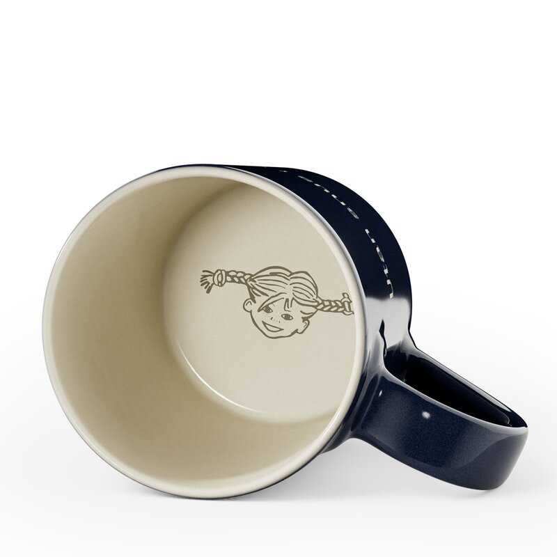 Design House Stockholm Lindgren krus "utan snus" 35 cl mørk blå
