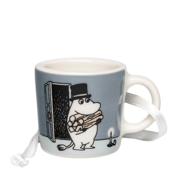MoominArabia Mummikopp mini 3 cm Mummipappa grå