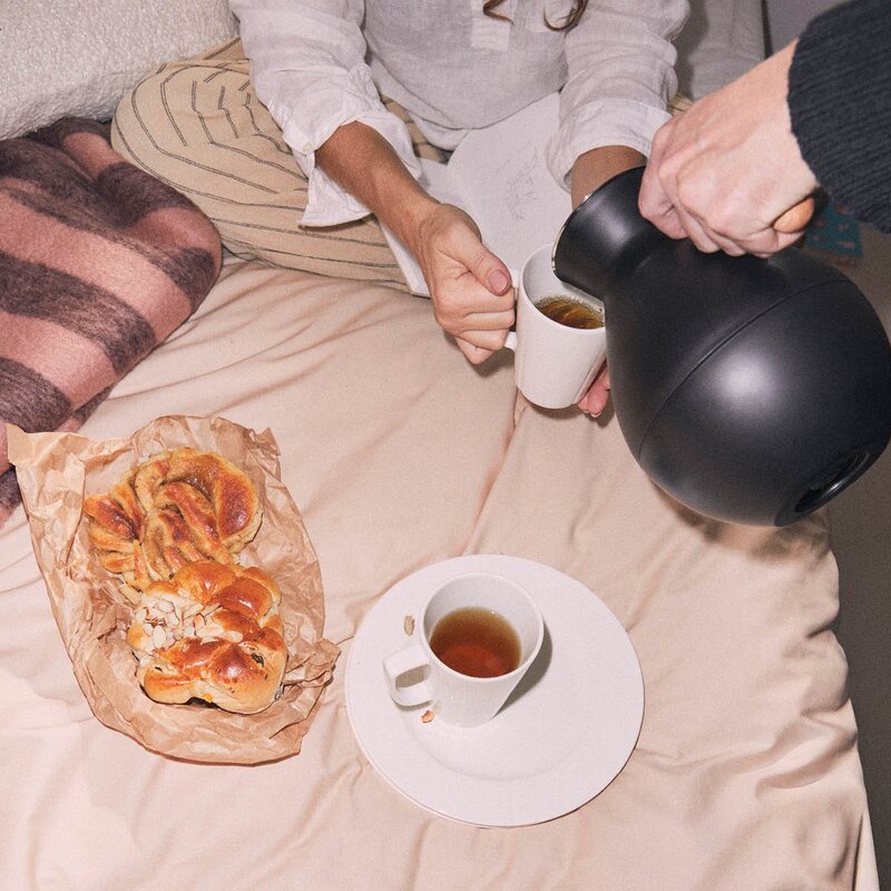 Rosendahl Stay warm termokanne rund 1,0L svart