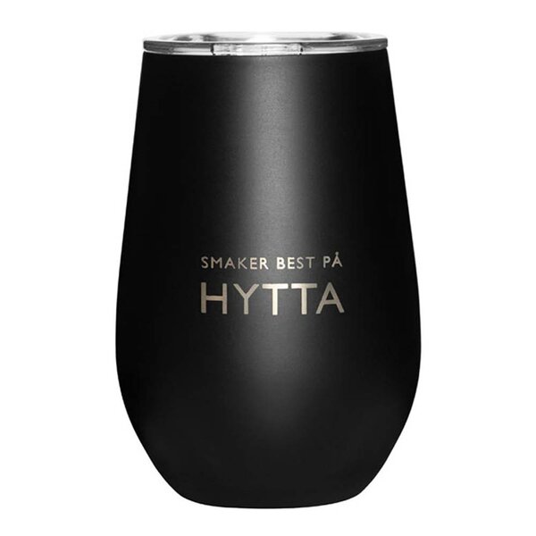 Pictureit Termokopp hytta 33 cl svart