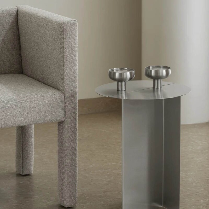 Blomus Koyoi champagneglass coupe stål 9 cl 2 stk