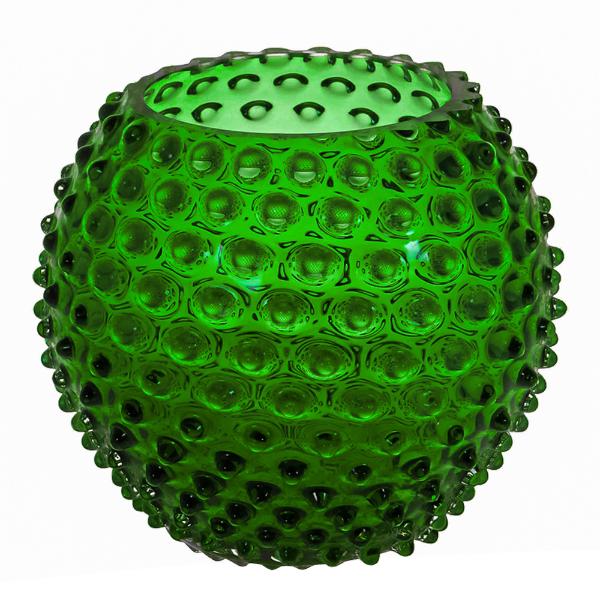 Klimchi Hobnail vase 18 cm dark green