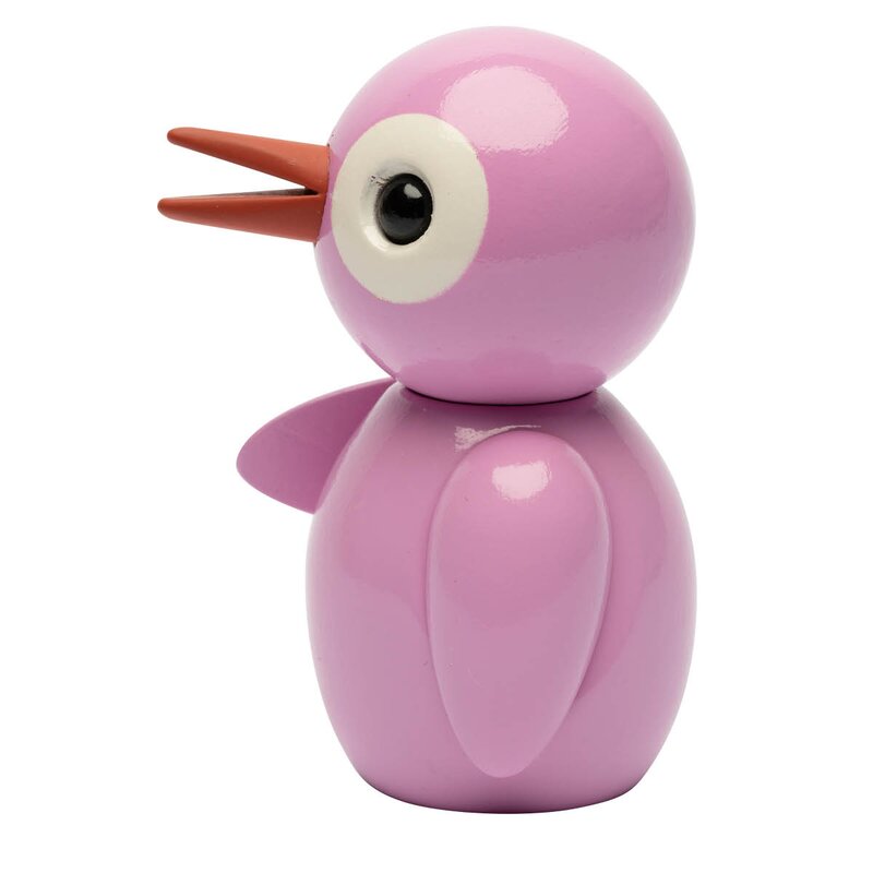 Spring Copenhagen Spring Birds trefigur 6,5 cm powerful pink