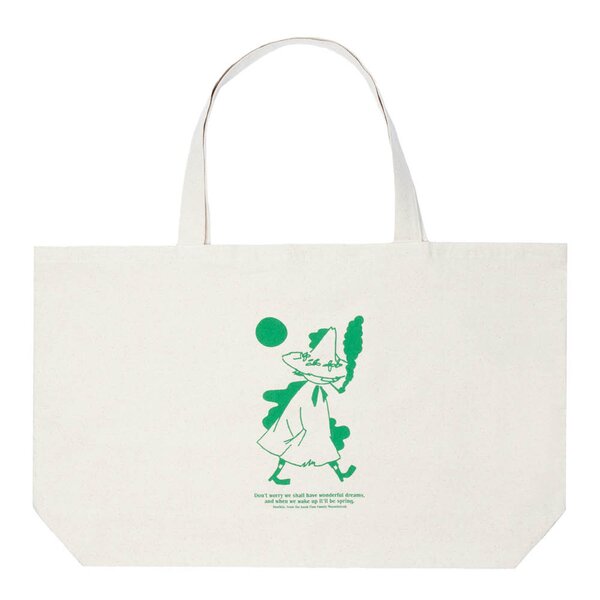 Nordicbuddies Mummi handlenett XL 65x41 cm Snusmumrikken beige