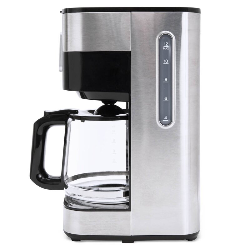 CHAMPION Kaffetrakter digital 12 kopper 1,5L KB400 rustfri