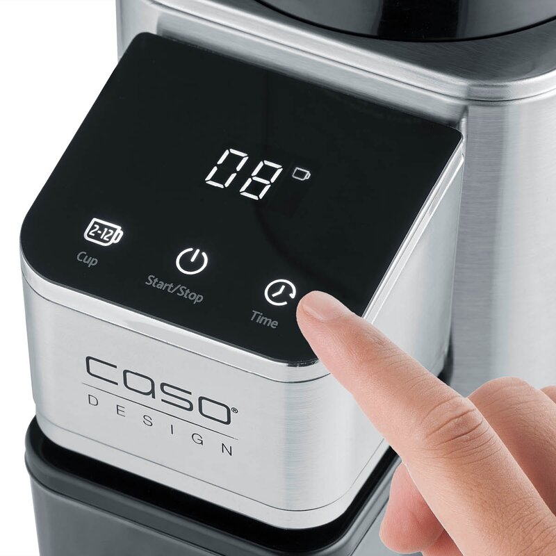 Caso Barista Chef Inox kaffekvern sølv