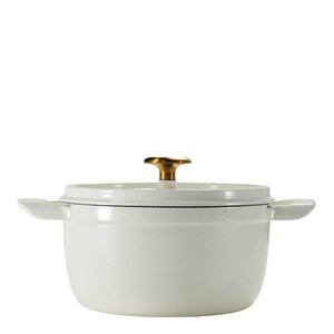 Tramontina Ampezzo støpejernsgryte 3,7L white latte