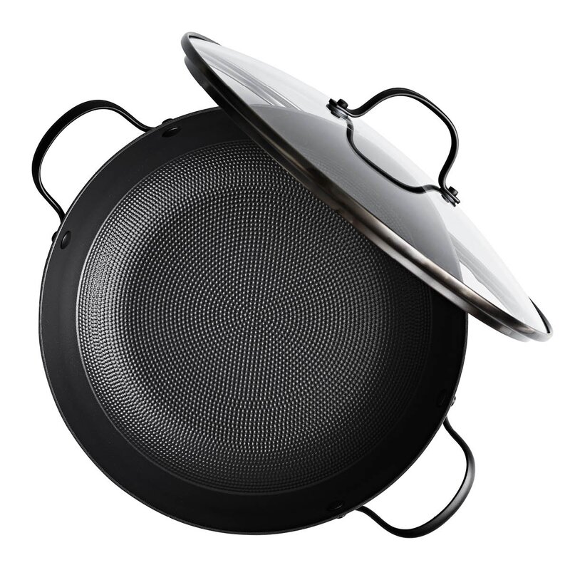 Satake Traktørpanne i støpejern med Honeycomb keramisk belegg 30 cm
